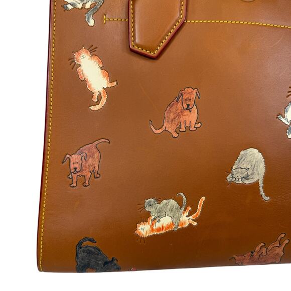 Louis Vuitton Catogram City Steamer bag MM cat tote Grace Coddington Rare LV - Picture 10 of 16